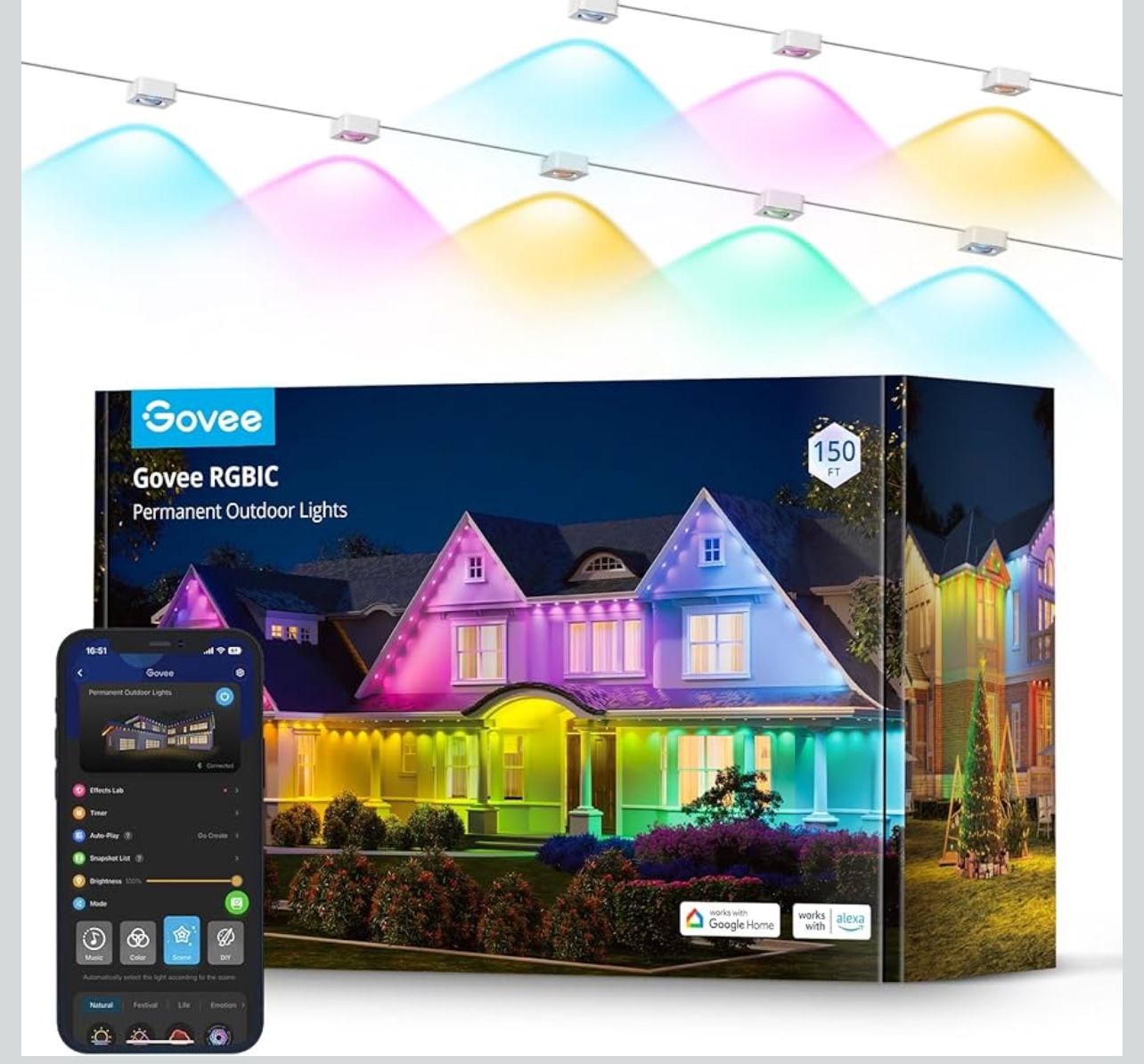 150ft Govee Permanent Outdoor Lights