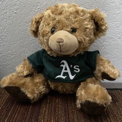 Oakland Athletics Team Shirt Bear, Plush Bear
