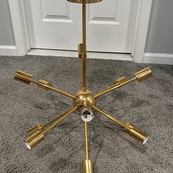 Modern lighting fixture, gold