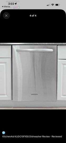Stainless Steel KitchenAid KUDC10FXSS3 — Classic Series Dishwasher ***Excellent Condition***