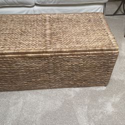 Large Wicker Chest