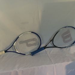 2 Tennis Racquet’s Prince & Wilson