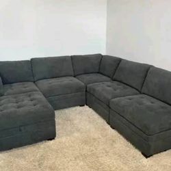Storage Unite Sectional Couch , 