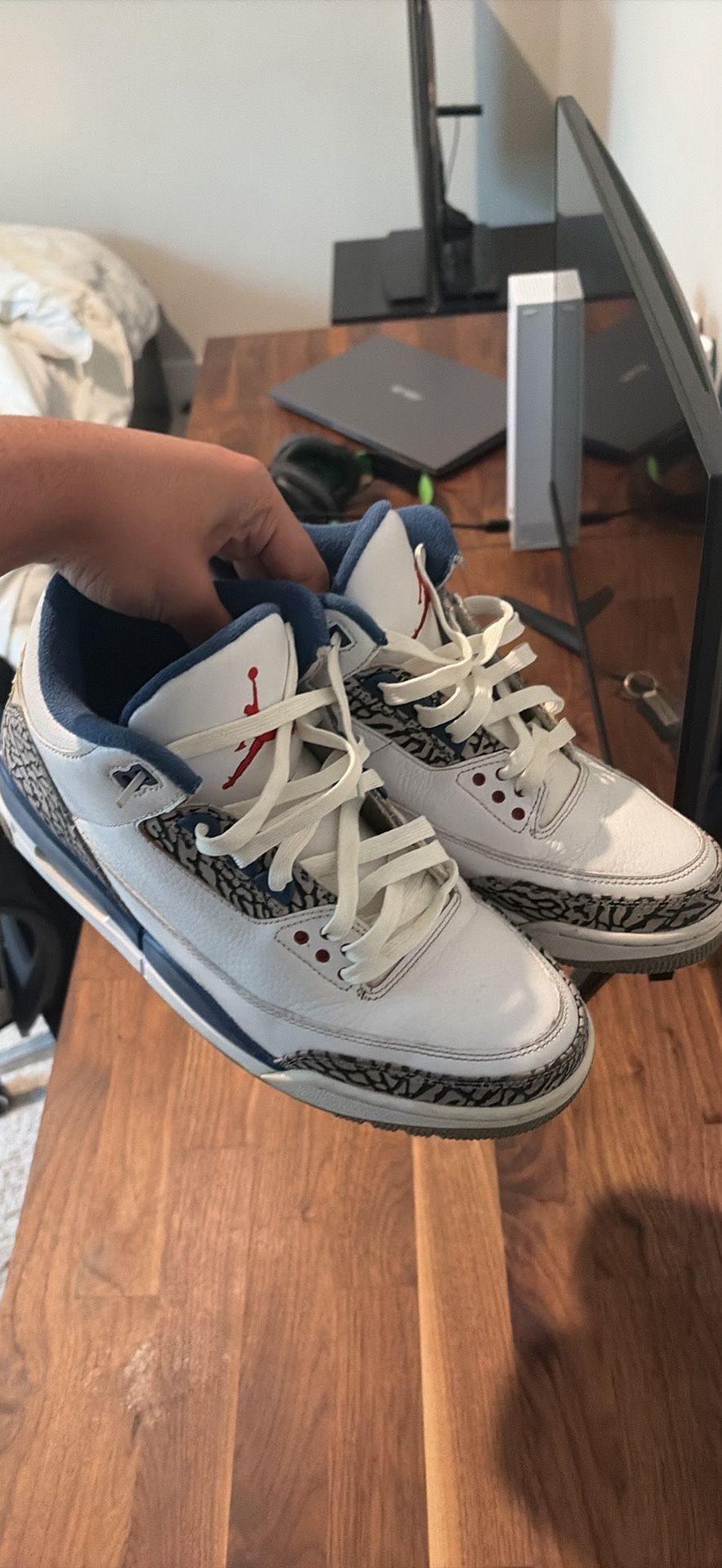 Air Jordan 3 Retro True Blue Size 10