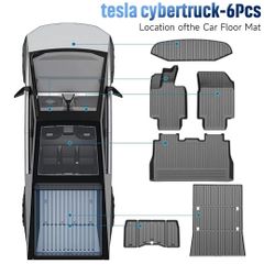 2023-2025 Tesla CYBERTRUCK floor Mats