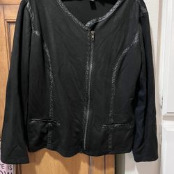 Faux Non Leather Jacket