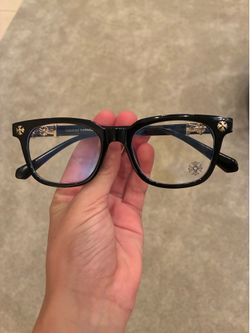 Chrome heart glasses