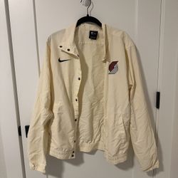 Nike Trailblazers NBA Coach Jacket Size Small 