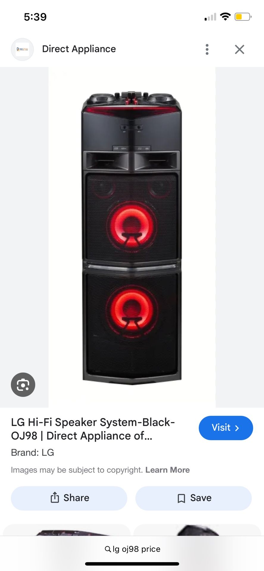 LG Speaker