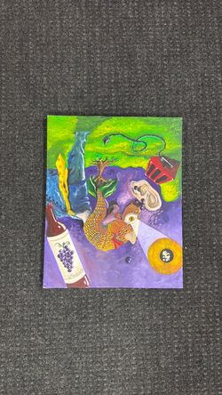 Original Acrylic Still Life Painting on Canvas