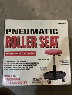 Pittsburgh Pneumatic Roller Seat — New in Box