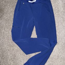 Figs Original Winning Blue Zamora Joggers Scrub Pants XS