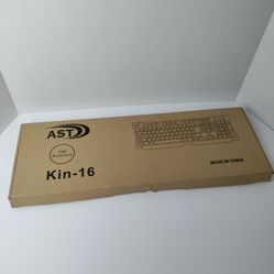 AST Kin-16 USB Keyboard NEW