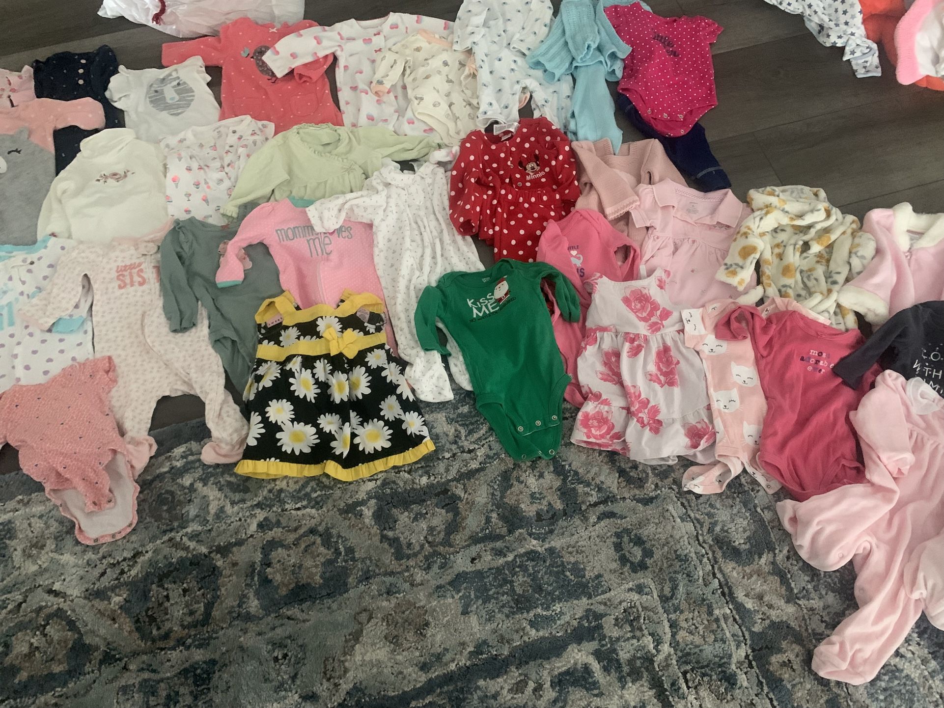 Infant Clothes Up To size 9 Months 60 Pieces For $65