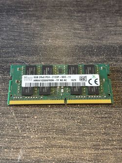 8GB DDR4 PC4-2133P-SE0-11 SODIMM