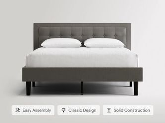 Mornington Bed Frame - Queen - Grey