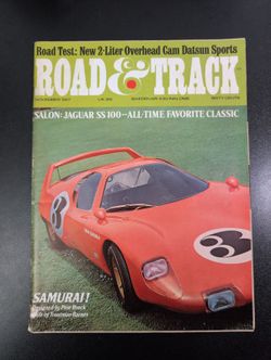 Road & Track November 1967 Magazine, Samurai Cover