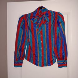 Vintage women's blouse sz. 8