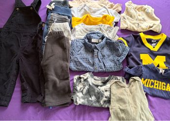 Baby Boys Size 12 Months All Seasons 16 items Bundle