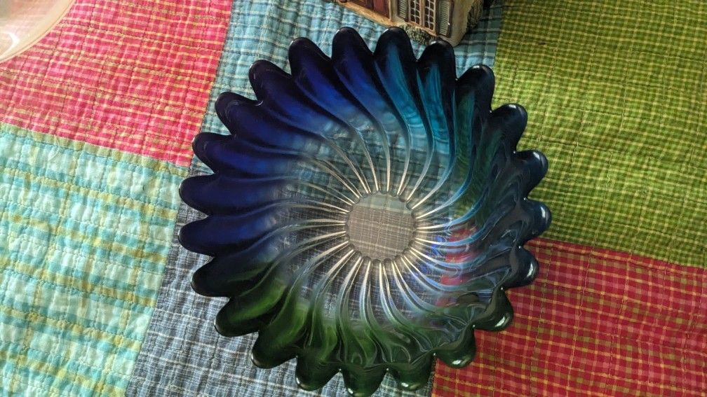 Vintage Studio Nova Germany Beautiful Décor Glass Bowl Masterpiece