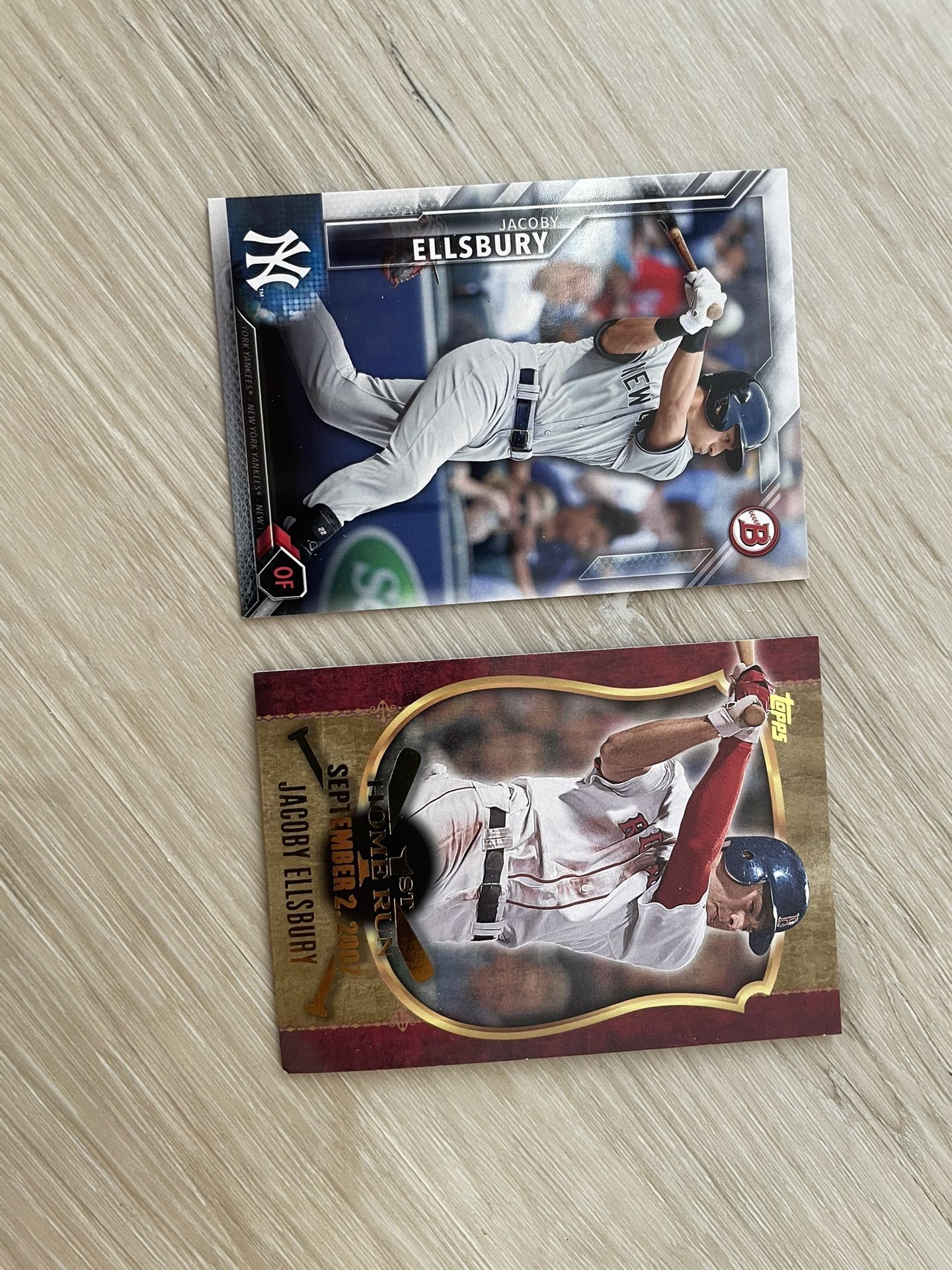 Jacoby ellsbury baseball cards
