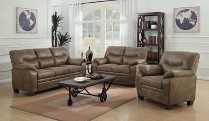 2PC LIVING ROOM SET: SOFA AND LOVE SEAT