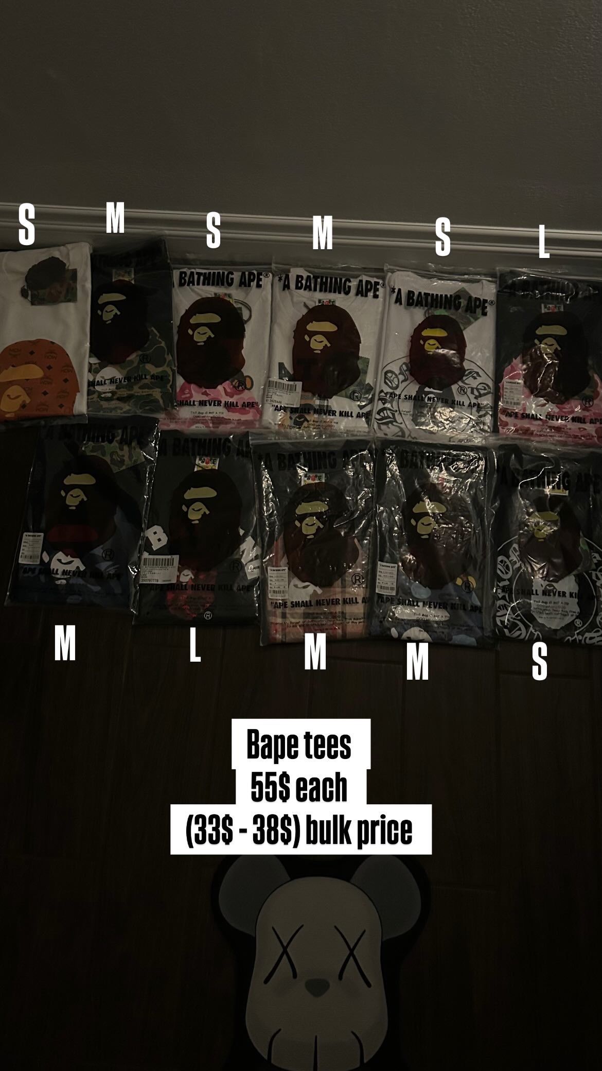 Bape Tees