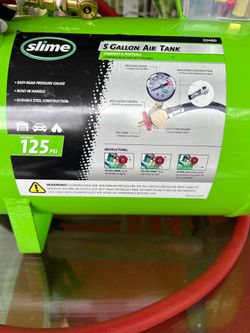 5 Galons Air tank with air pressure gauge. 3 feet hose.