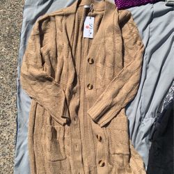 Womens cable knit sweater New