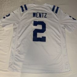 Carson Wentz Indianapolis Colts On Field NFL Nike Jersey L