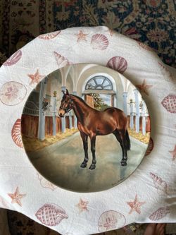 Spode 1989 The Cleveland Bay By Susie Whitcombe Collectors Plate
