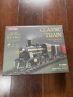 (New) Battery Operated Train And Tracks