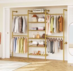 Gold Expandable Wall Mounted Closet System - GL225