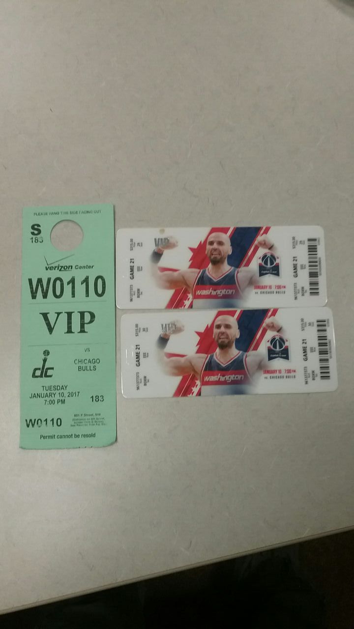 Wizards Bulls VIP Tickets