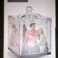 Dublin Crystal Revolving Photo Cube 