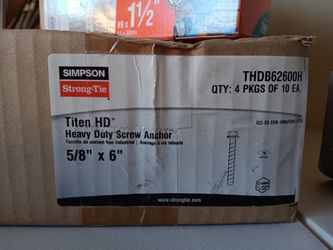 NEW SIMPSON STRONG TIE TITEN HD