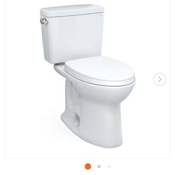 NEW Toto Drake Toilet Elongated and Round available White.