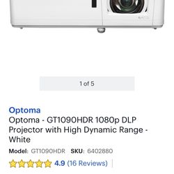 Optoma Short Throw Laser Projector