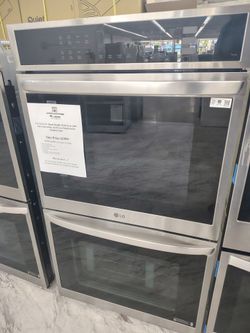 (50% Off Wall Ovens & Electric Ranges ends 7/5/26) $999.50 LG SMART double oven with airfry