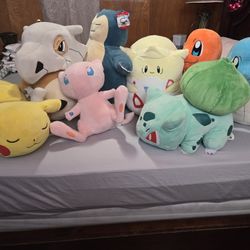 Pokemon Plushes 