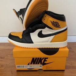 Jordan 1 High Yellow Toe Taxi Size 10.5