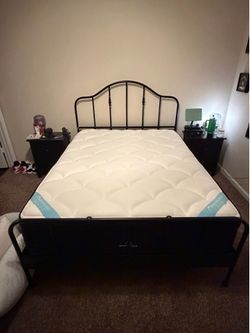 Queen mattress and Frame