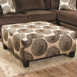 Oversized Cocktail Ottoman