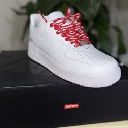 SUPREME NIKE AIR FORCE 1 LOW WHITE (MEN'S)