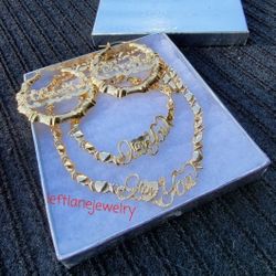 I Deliver I Ship 14k Gold Filled Chain Set