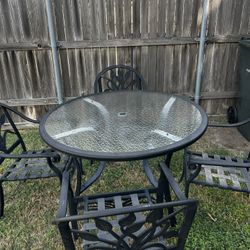 5 piece patio set $65.00 /47 inches wide 