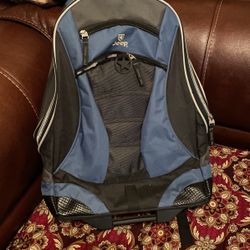 Jeep Wrangler Roller Carry On Luggage Backpack Weekender Travel Blue Grey Blk
