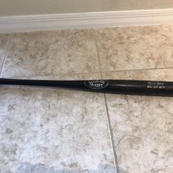 NY METS BERNARD GILKEY LOUISVILLE SLUGGER PIZZA HUT BASEBALL BAT *RARE*
