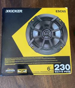 Kicker ESC65 6.5-Inch Coaxial Speakers