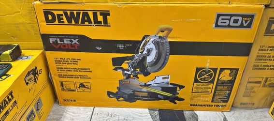 Dewalt 60v flexvolt 12 inch double bevel miter saw tool only